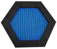 Spielplatztrampolin Sechseck
