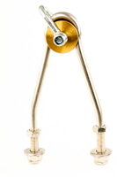 Produktbild mit Messingbuchse und Schäkel, passend für Schaukelsitz Typ1 und Typ1A